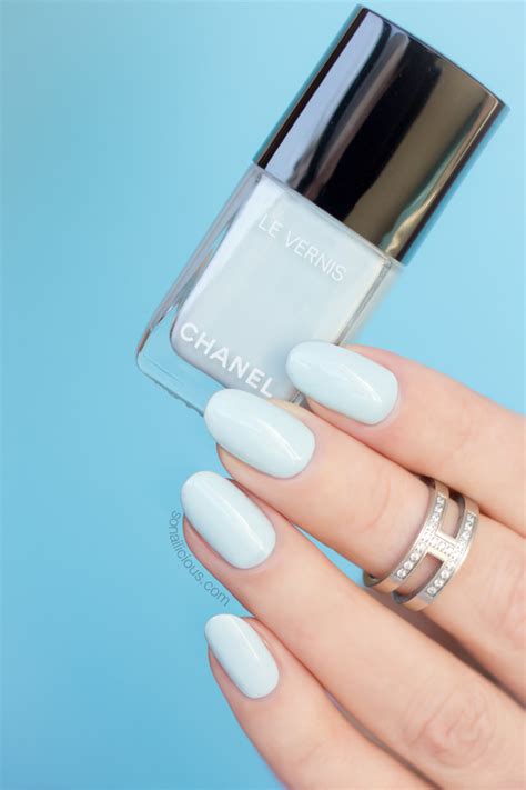 chanel nail bleu|Chanel nail polish chicness.